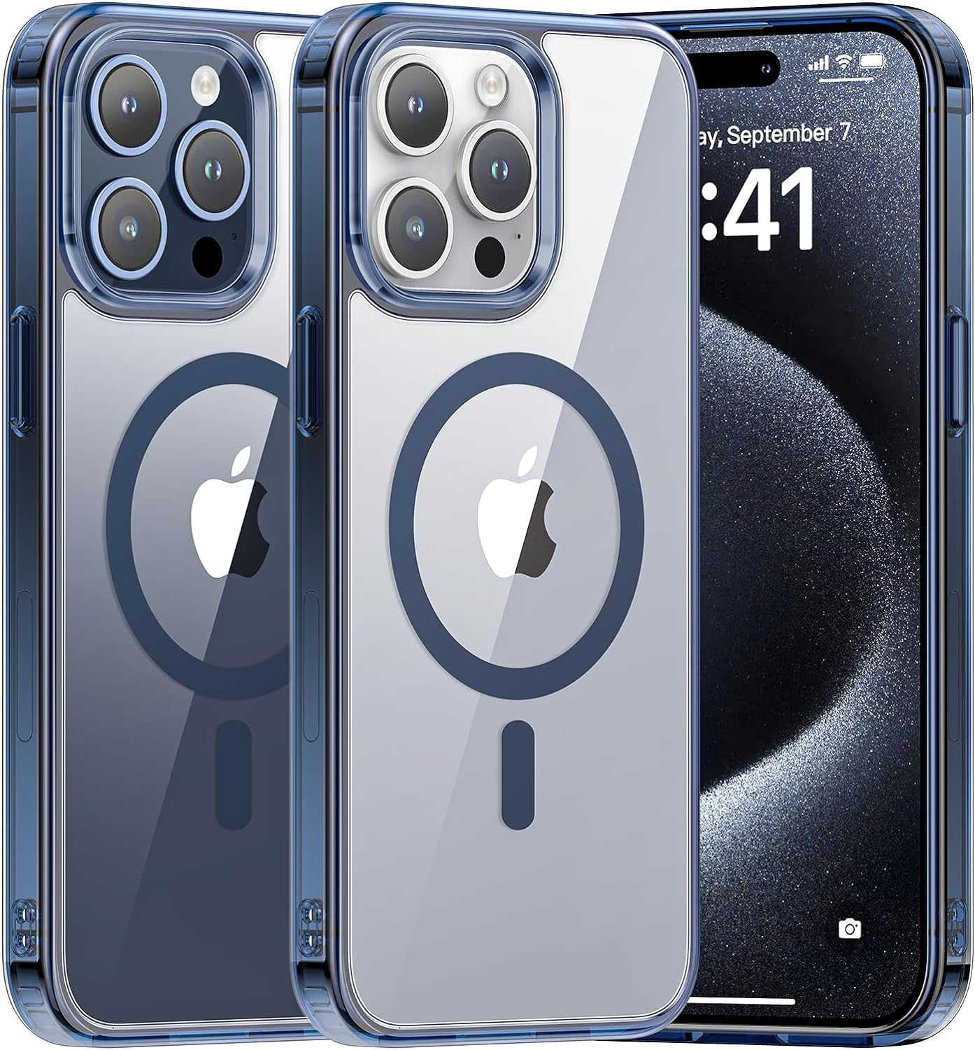 Amazon.co.jp: 【MagSafe対応・黄変防止!】Meifigno iPhone 15 Pro